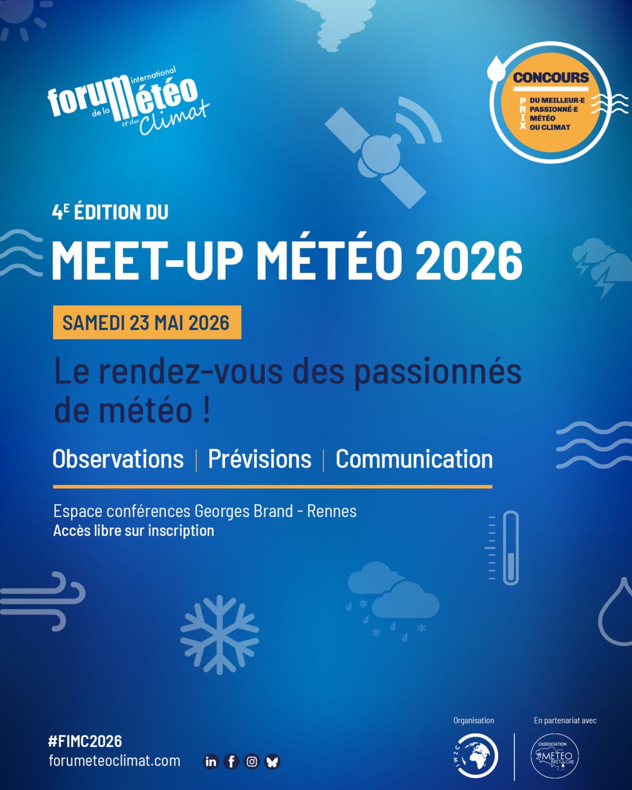 Meto Raga Meet-up météo 2026 - Forum International de la Météo et du Climat